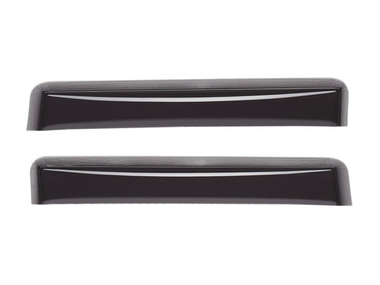 WeatherTech 04-14 Ford F-150 SuperCrew Front Side Window Deflectors - Dark Tint