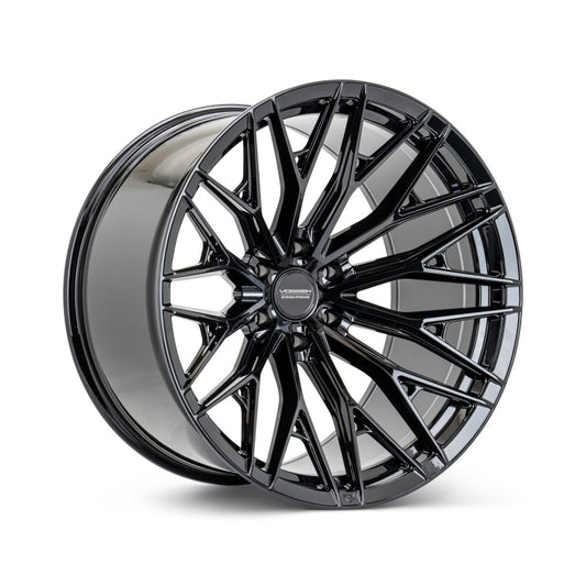 Vossen HFX-6 22x10 - 8x180 - ET-18 - Super Deep Face - 124.3 - Gloss Black Wheel