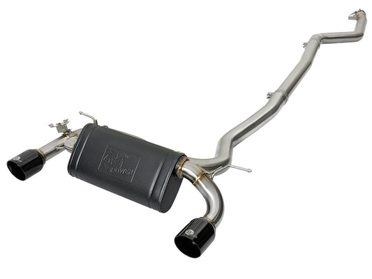 aFe MACH Force XP Exhausts Cat-Back SS 16-17 BMW 340i/iX 440i/iX (F3X) L6-3.0L (B58) w/Black Tips