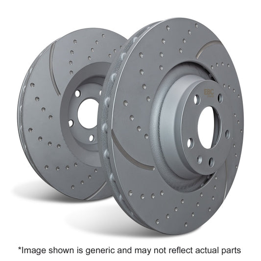 EBC 01-05 Cadillac Deville 4.6 HD GD Sport Front Rotors